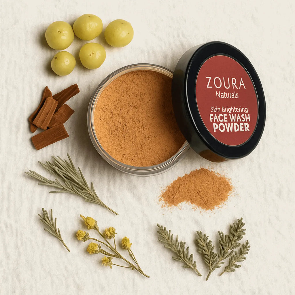 Skin Brightening Herbal Face Wash Powder