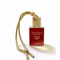 Aurum Linen Car Hanging Fragrance – car air freshener diffuser