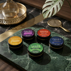 Zoura Solid Perfume Prestige Collection – 5 Signature Scents