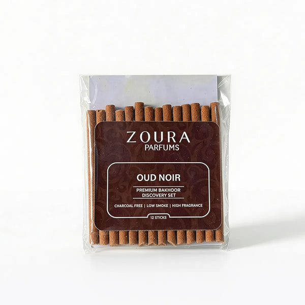 Zoura Oud Noir Bakhoor Sticks (12 Pieces)