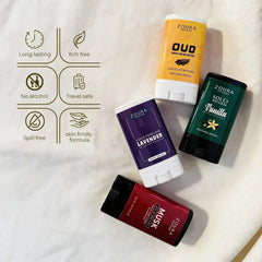 Solid Perfume Stick Set of 4 Perfume–Travel Friendly Perfumes Set ZOURA