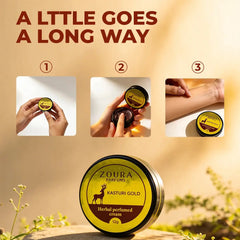Kasturi Gold Herbal Long Last Perfumed Body Cream ZOURA