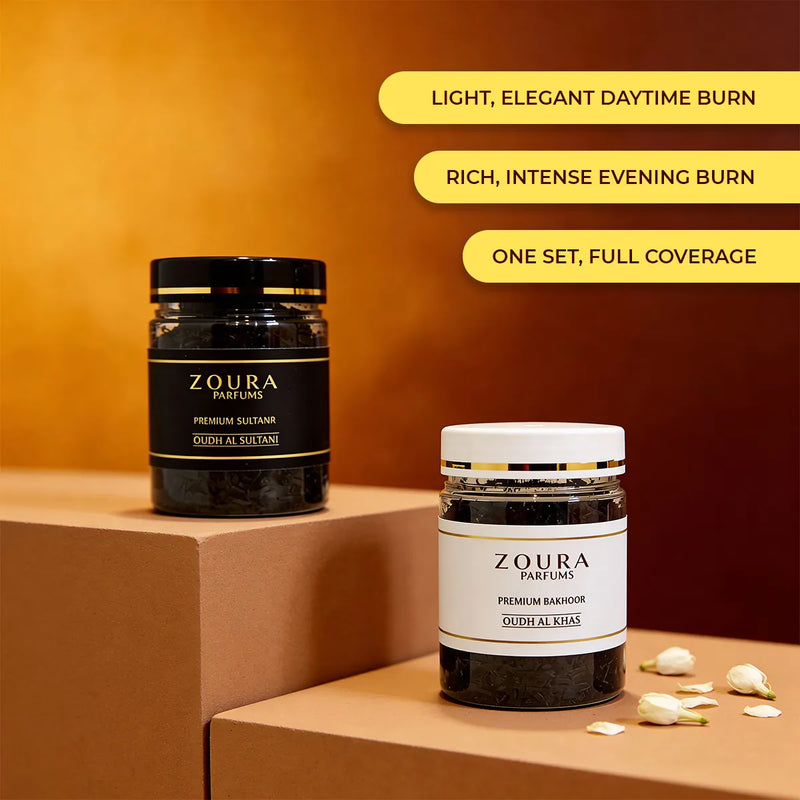 Zoura Signature Bakhoor Chips Duo Combo