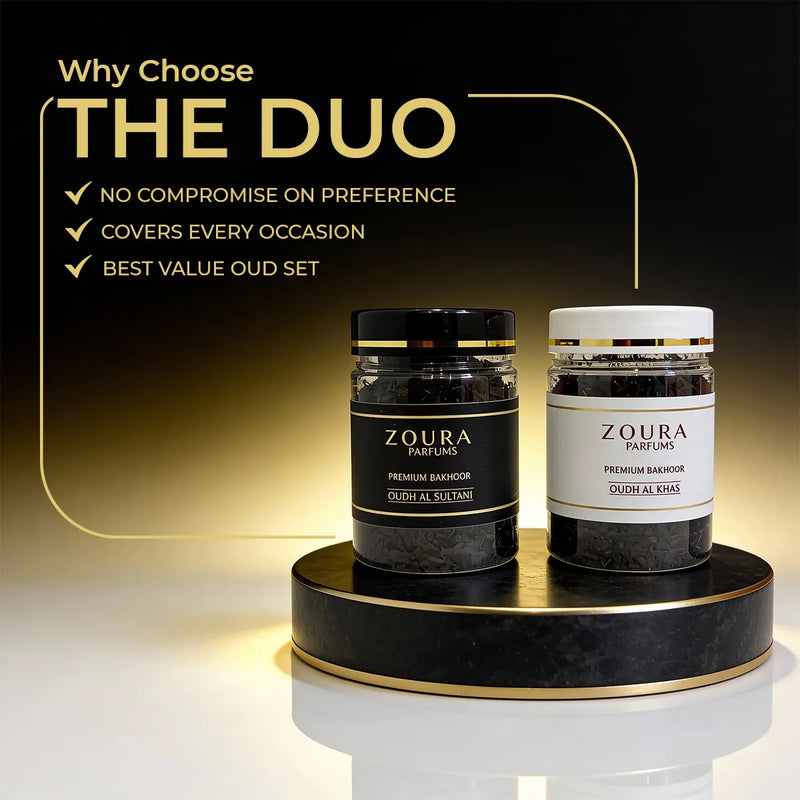 Zoura Signature Bakhoor Chips Duo Combo