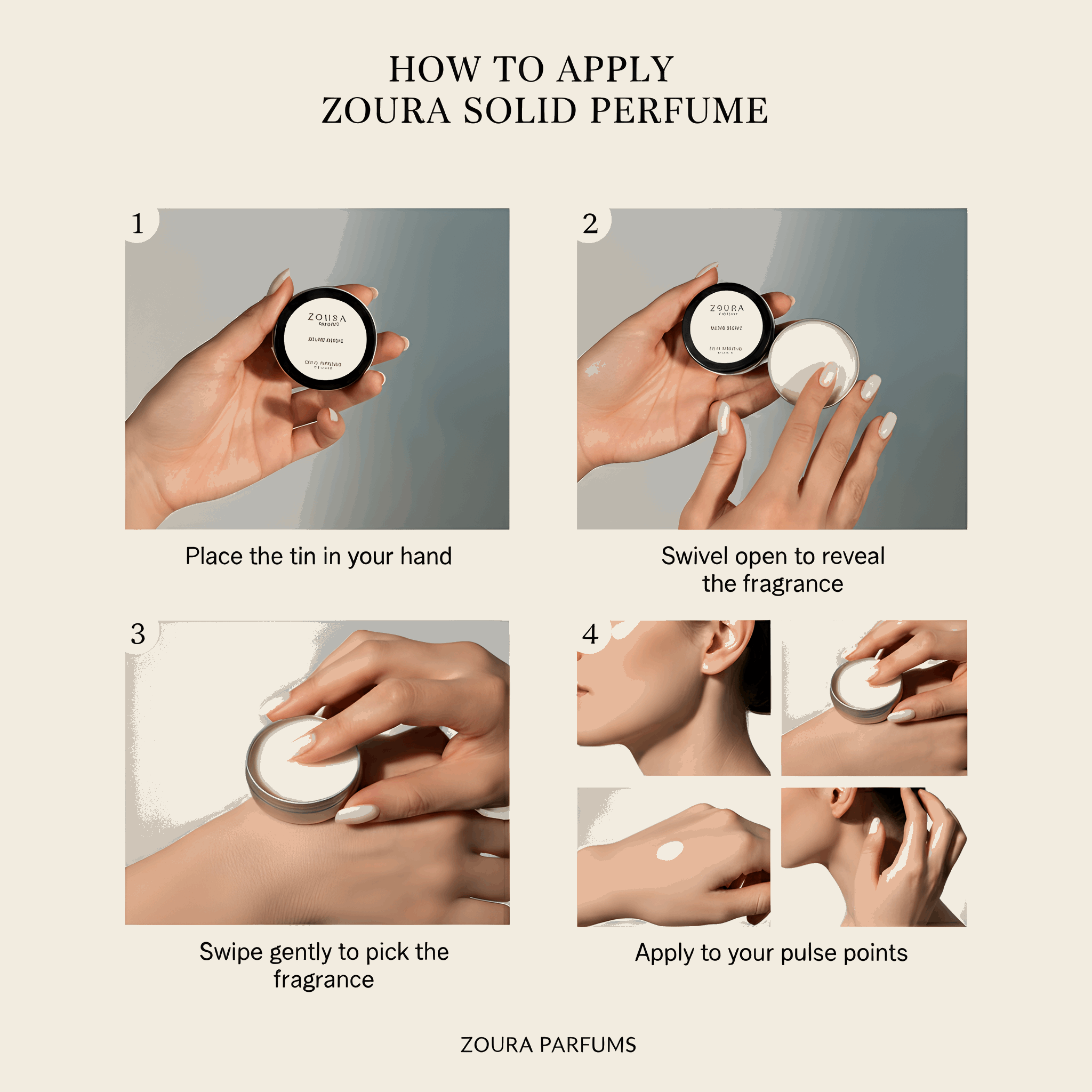 Silver Grove Solid Perfume - ZOURA
