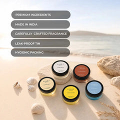 Everyday Solid Perfume Set of 5 Premium Signature Scents ZOURA