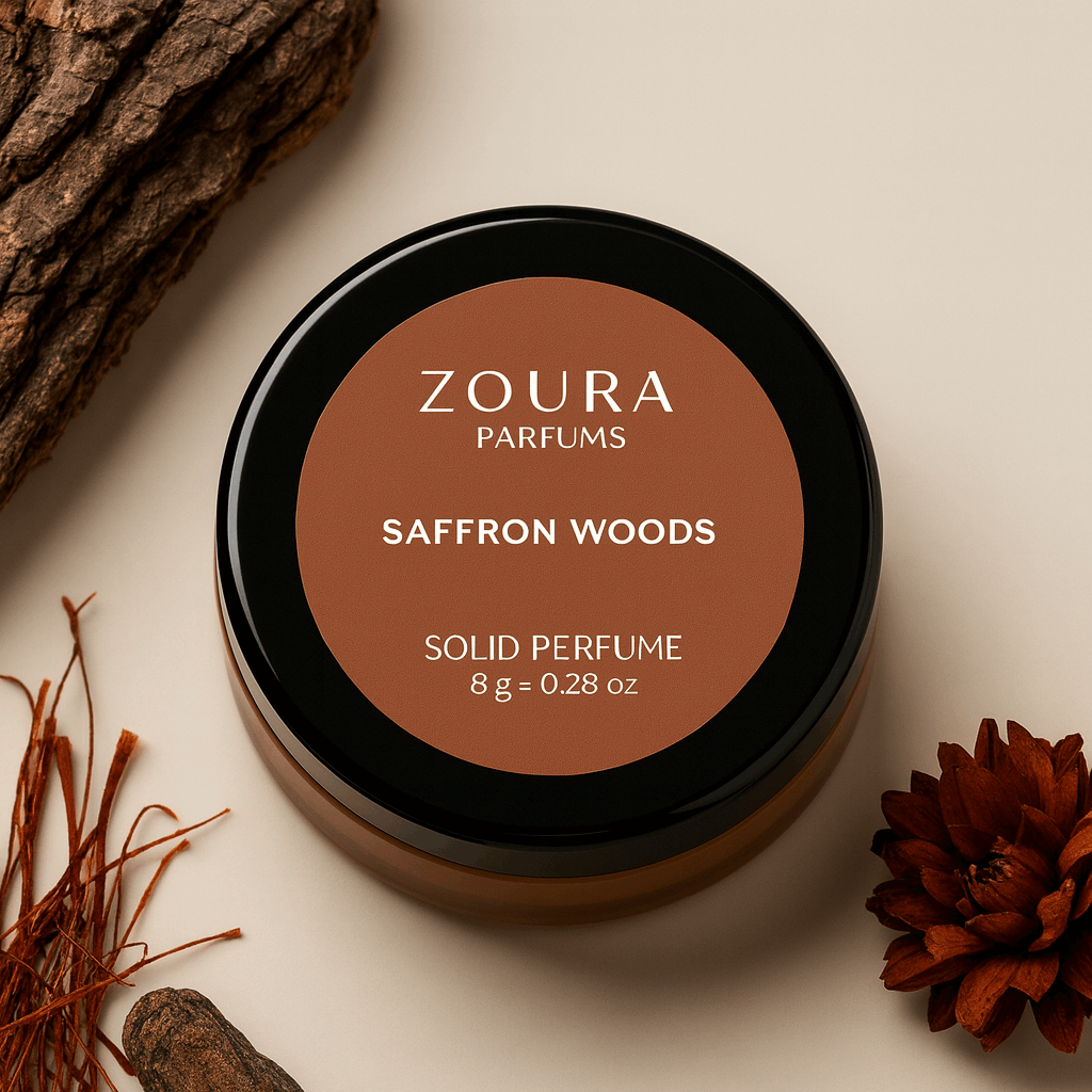 Saffron Woods Solid Perfume - ZOURA