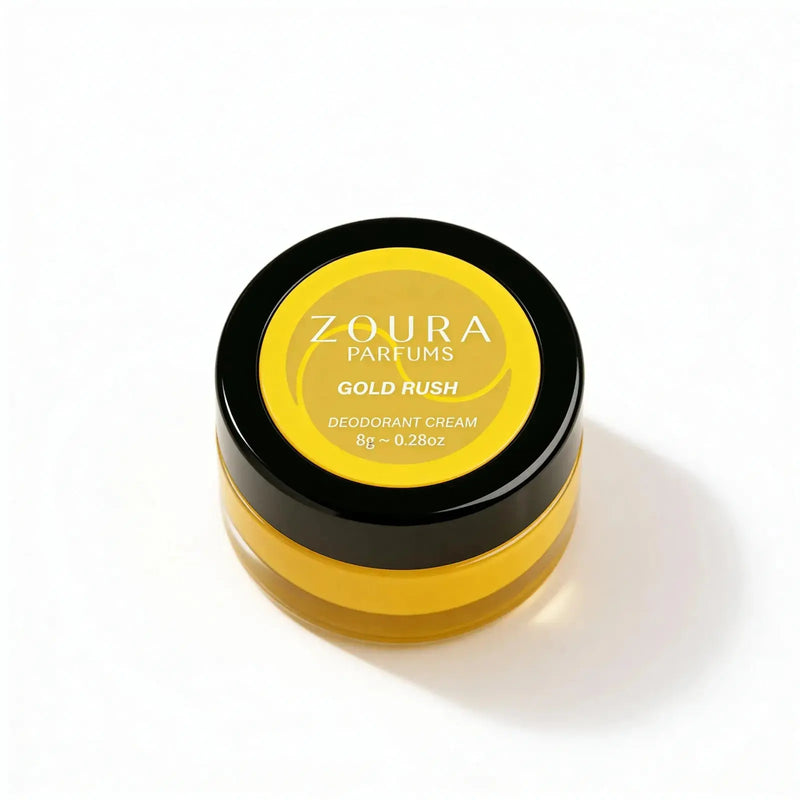 Zoura Parfums Gold Rush deodorant cream 