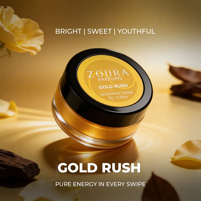 Gold Rush Deodorant Cream | Bright & Youthful Scent – ZOURA