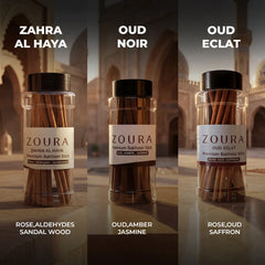 Zoura Signature Bakhoor Trio- Premium Incense Sticks Set