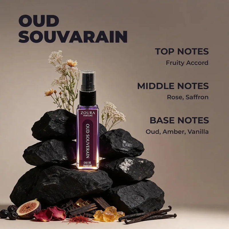 Oud Souverain Eau de Parfum-Best Unisex Scent Mini Perfume ZOURA