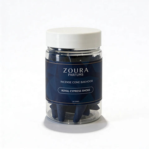 Zoura Royal Cypress Smoke Bakhoor Cones | Oud Incense Cones