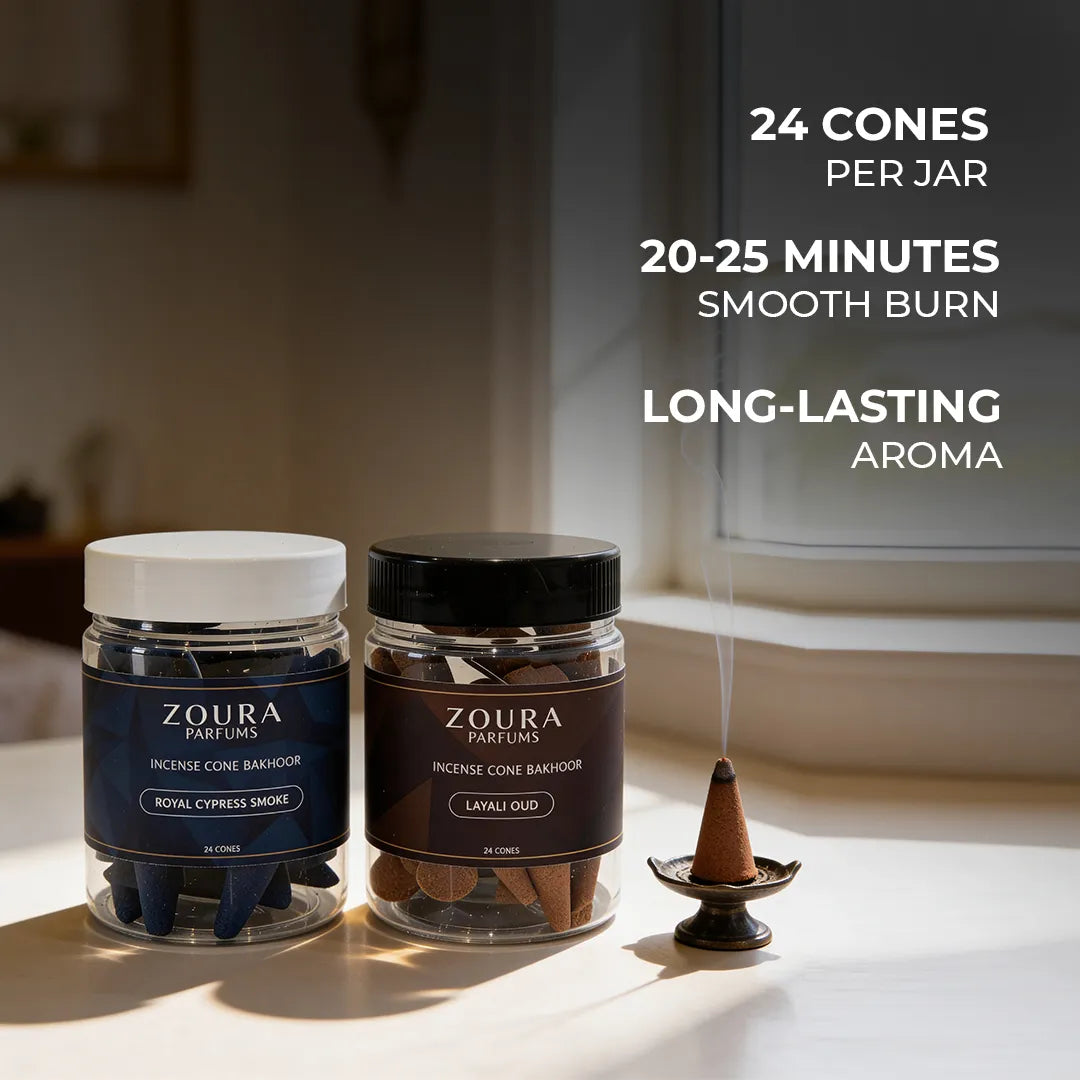 Zoura Layali Oud Bakhoor Cones | Premium Oud Incense – ZOURA