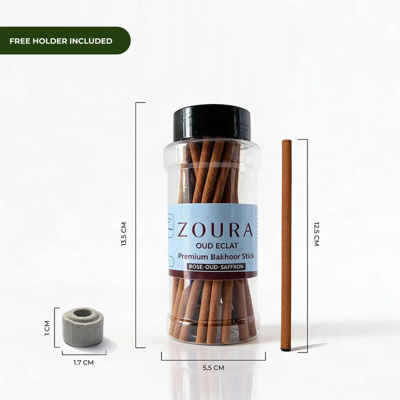 ZOURA Signature Bakhoor Trio | Premium Oud Incense Stick Set