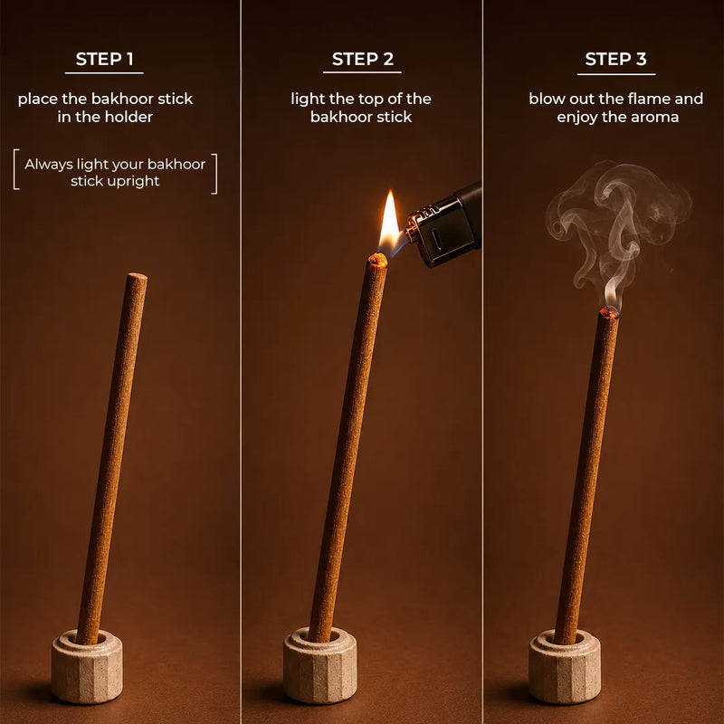 Oud Noir Bakhoor Premium Incense Sticks