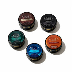 Zoura Parfums Solid Perfume Elite Collection – 5 signature scents