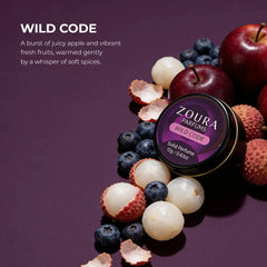 Zoura Wild Code Solid Perfume with apple, lychee and blueberries