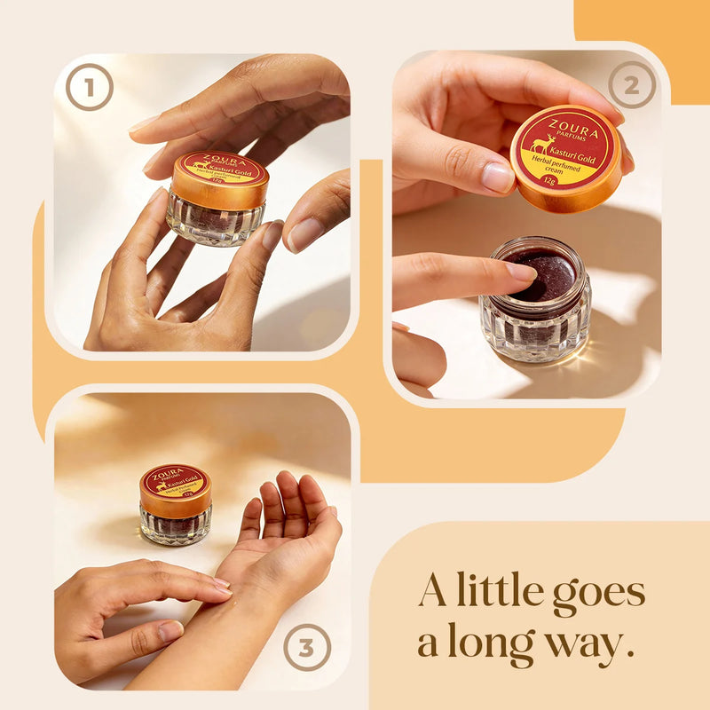 Kasturi Gold Herbal Long Last Perfumed Cream For Body