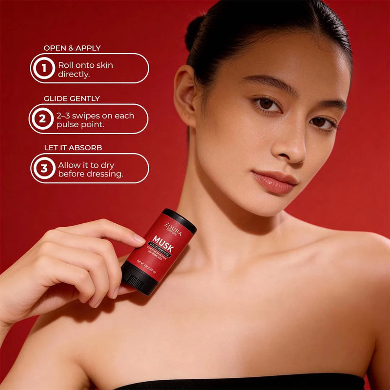 Musk Luxury Fragrance Solid Perfume Stick–Unisex Perfume
