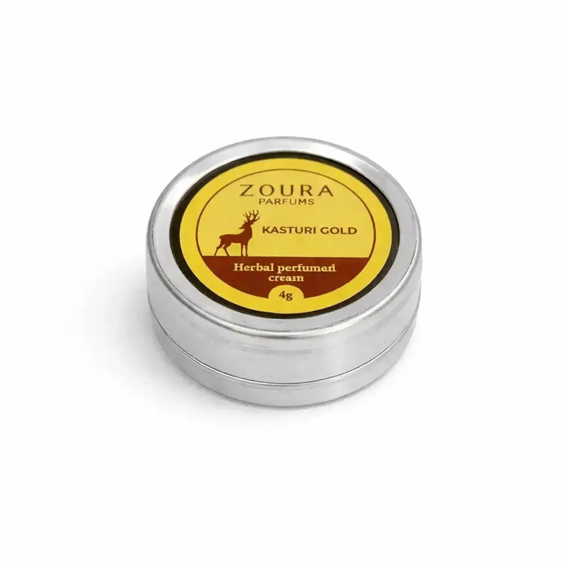 Kasturi Gold Herbal Long Last Perfumed Cream For Body (4g) ZOURA