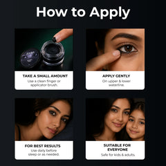 Herbal Kajal – Deep Black Eye Definition with a Smooth, Gentle Glide ZOURA