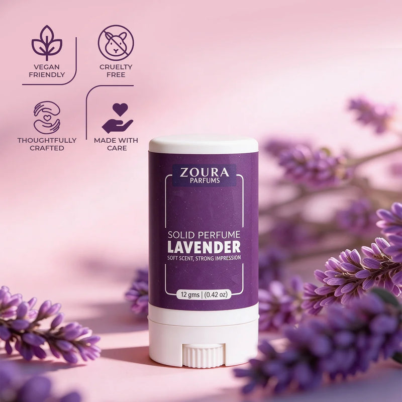 Lavender Luxury Fragrance Solid Perfume Stick–Unisex Perfume