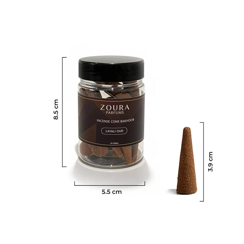 Zoura Layali Oud Bakhoor Cones | Premium Oud Incense – ZOURA