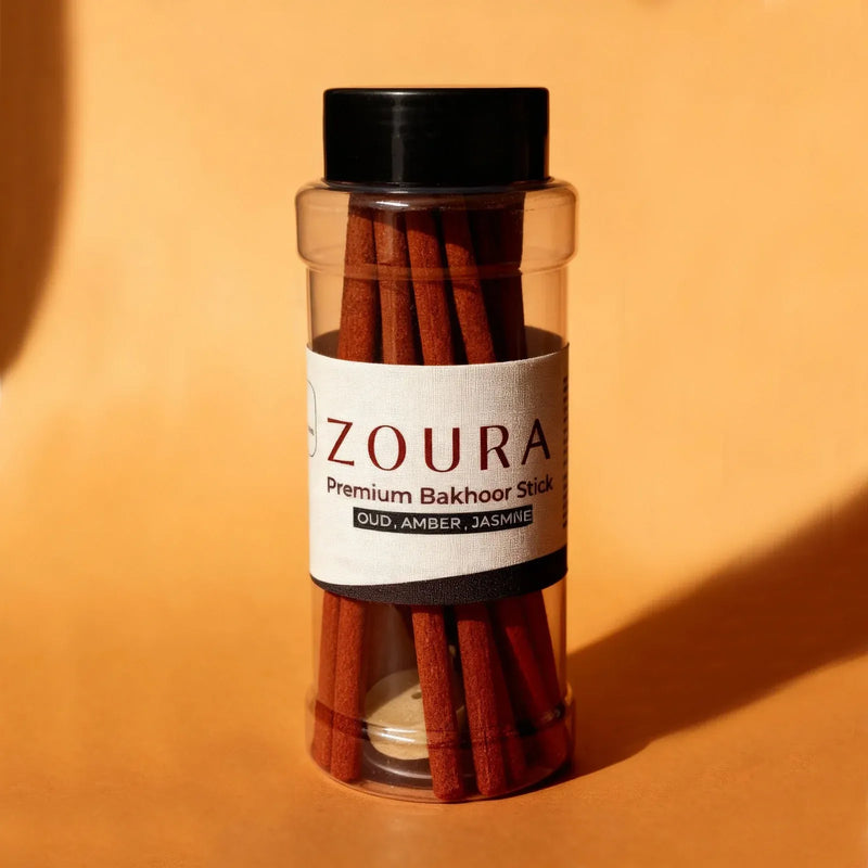 Close-up of Zoura aromatic bakhoor sticks