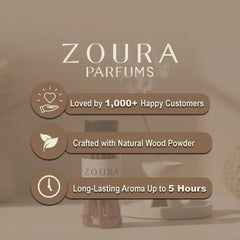 Zoura Signature Bakhoor Trio-Oud,Floral&Amber Premium Incense Stick Set