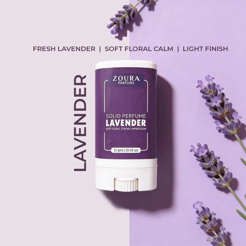Lavender Luxury Fragrance Solid Perfume Stick–Unisex Perfume