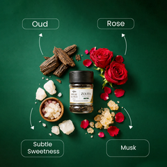 Rouh Al Oud Premium Bakhoor Chips (30g) | Rich Woody Home Fragrance | Long-Lasting Arabian Bakhoor