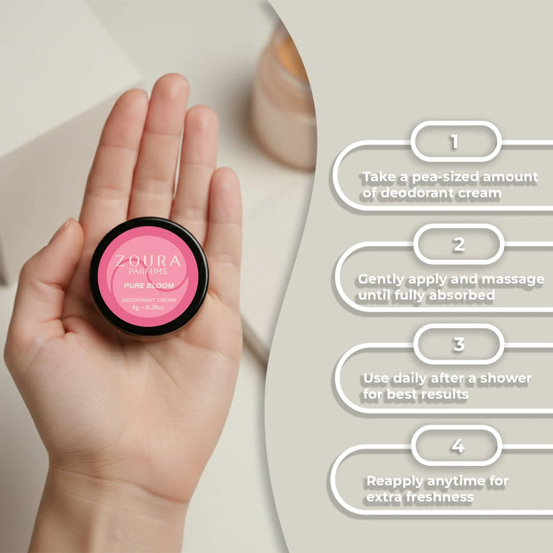 Deodorant Cream – Set Of 10 Original Whole Body Long Last Deodorant Cream