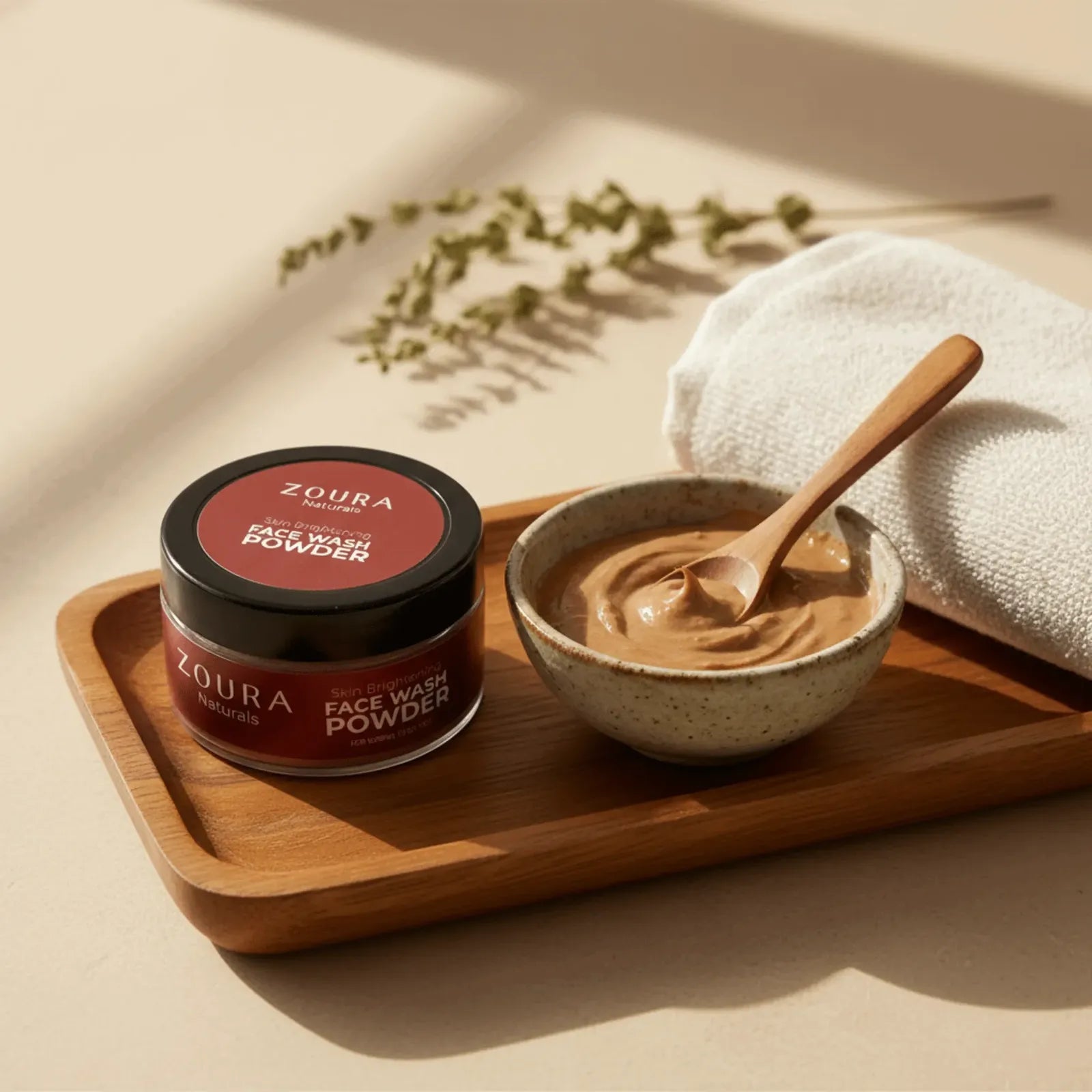 Lifestyle Image of Zoura Skin Brightening Herbal Face Wash Powder