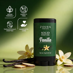 Vanilla Luxury Fragrance Solid Perfume Stick–Unisex Perfume