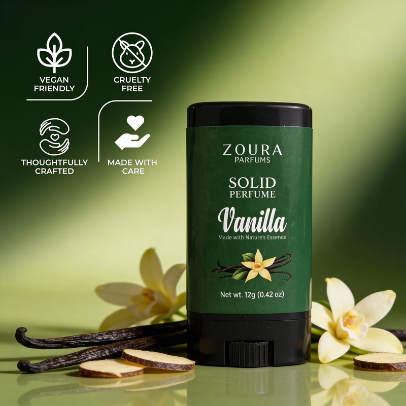 Vanilla Luxury Fragrance Solid Perfume Stick–Unisex Perfume