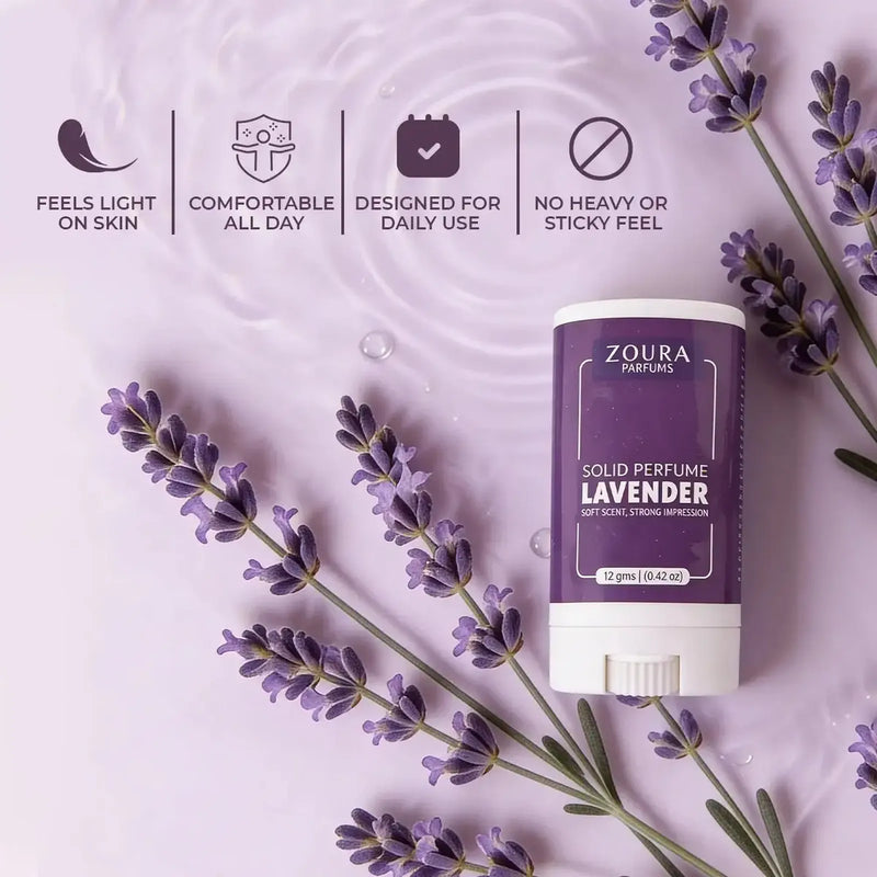 Lavender Luxury Fragrance Solid Perfume Stick–Unisex Perfume