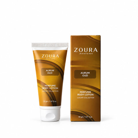 Aurum Oud Woody Amber Perfume Body Lotion – 50g