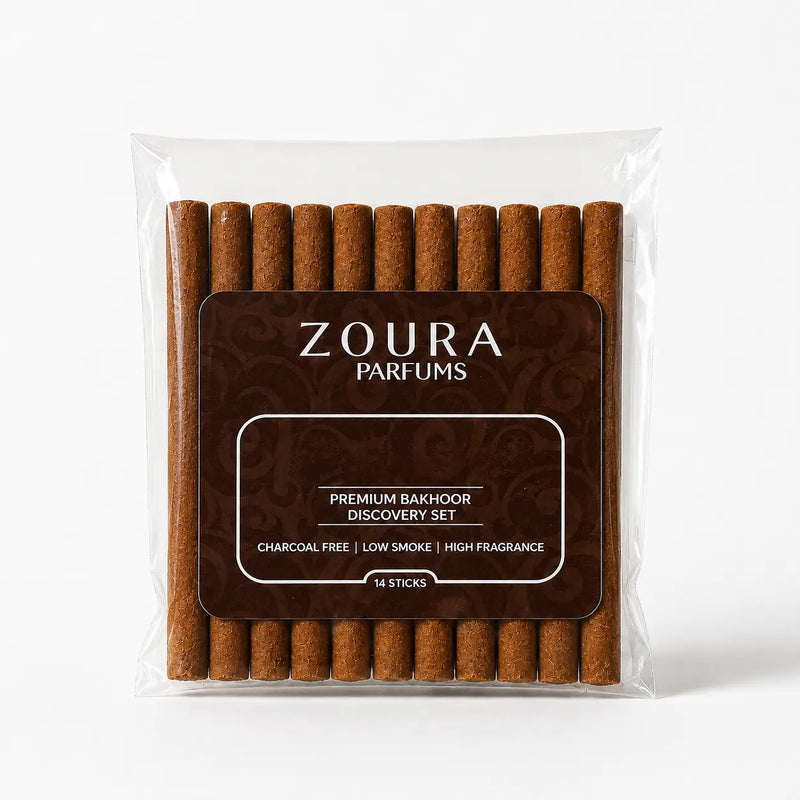 Zoura Parfums charcoal-free bakhoor sticks, pack of 14