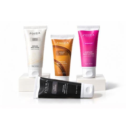 Fragrance Wardrobe Perfume Body Lotion Combo – Pack of 4