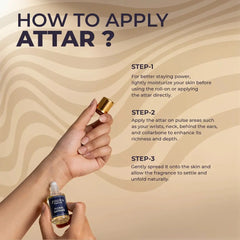 Zoura Parfums non alcoholic attar application guide for long lasting fragrance