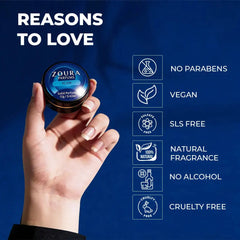 Zoura Icon Unisex Solid Perfume: no parabens, vegan, SLS free, alcohol-free, cruelty free