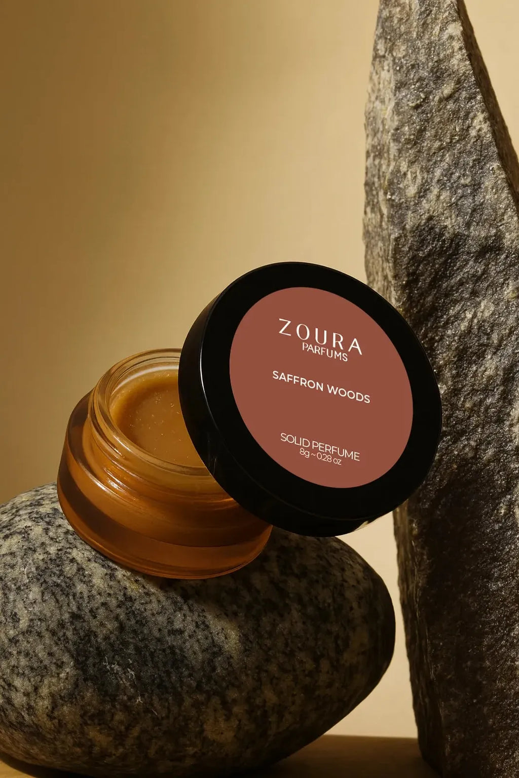 Saffron Woods Unisex Solid Perfume - ZOURA